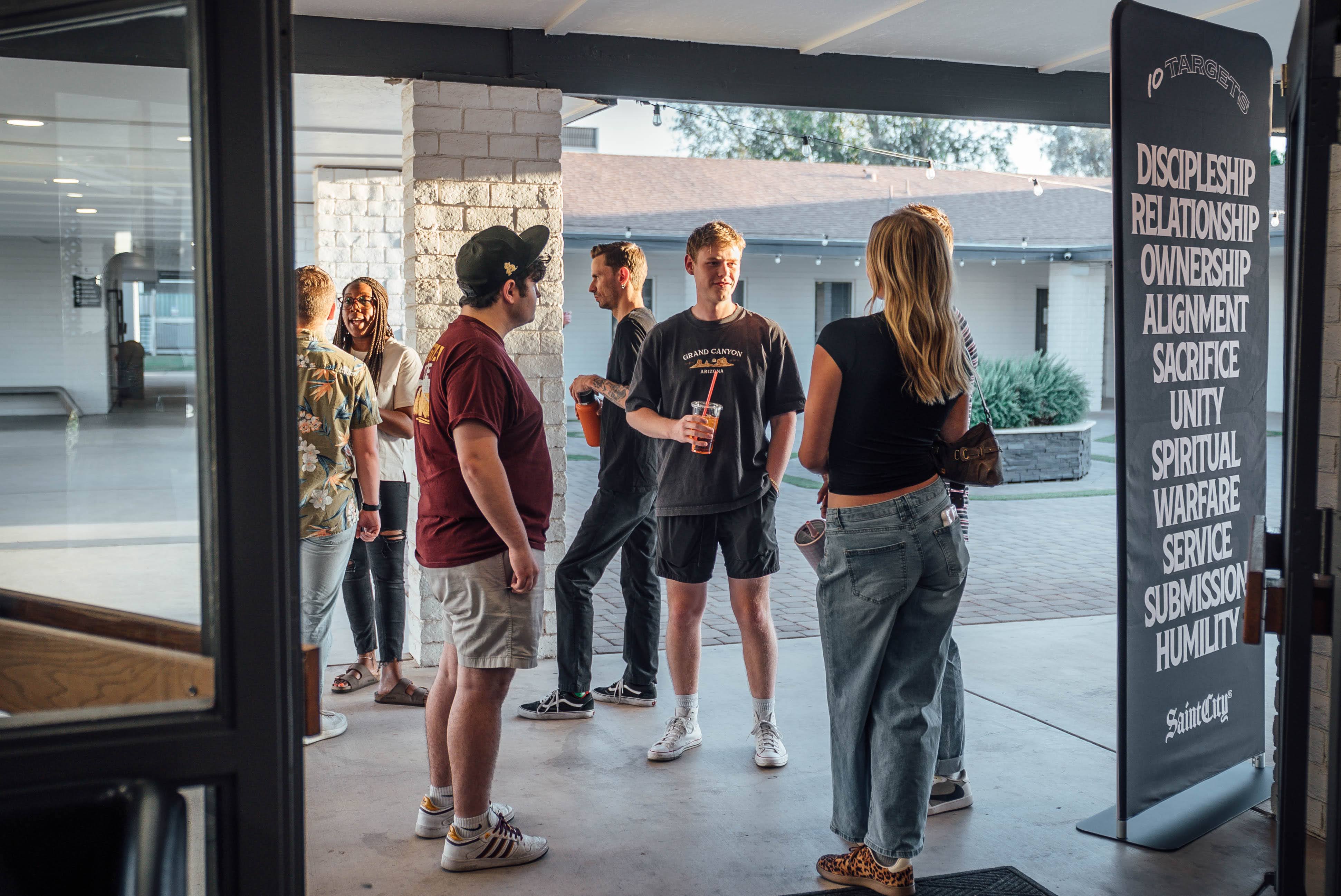 Saint City Chapel community members